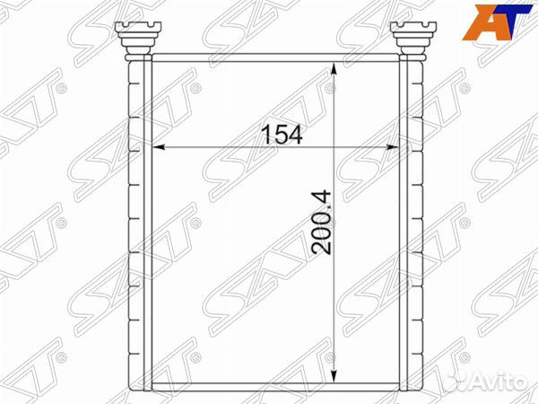 Радиатор отопителя салона toyota avalon