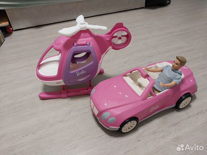 Вертолет и кабриолет для девочки