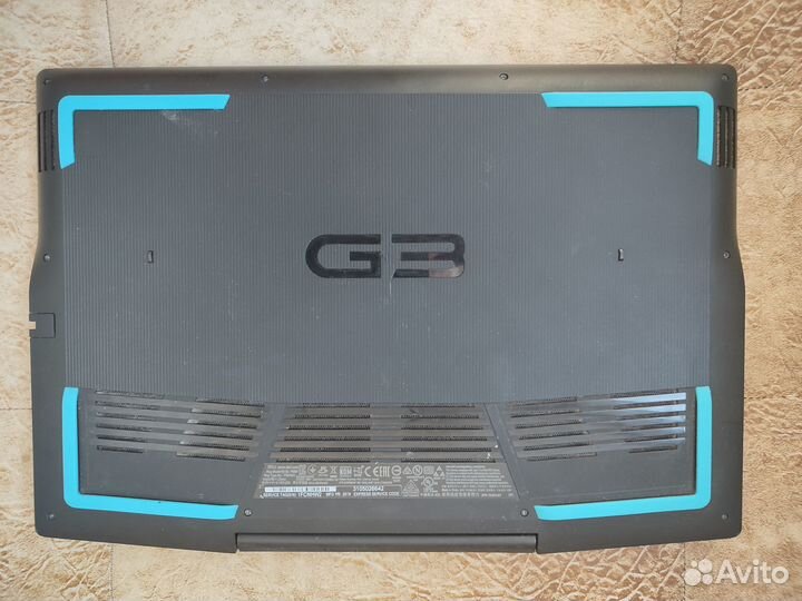 Мощный игровой ноутбук dell G3 15