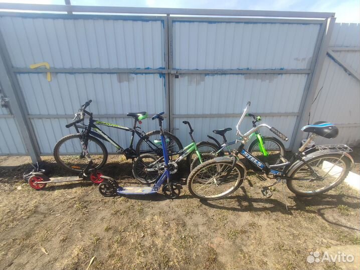 Детский и взрослый велосипед бу