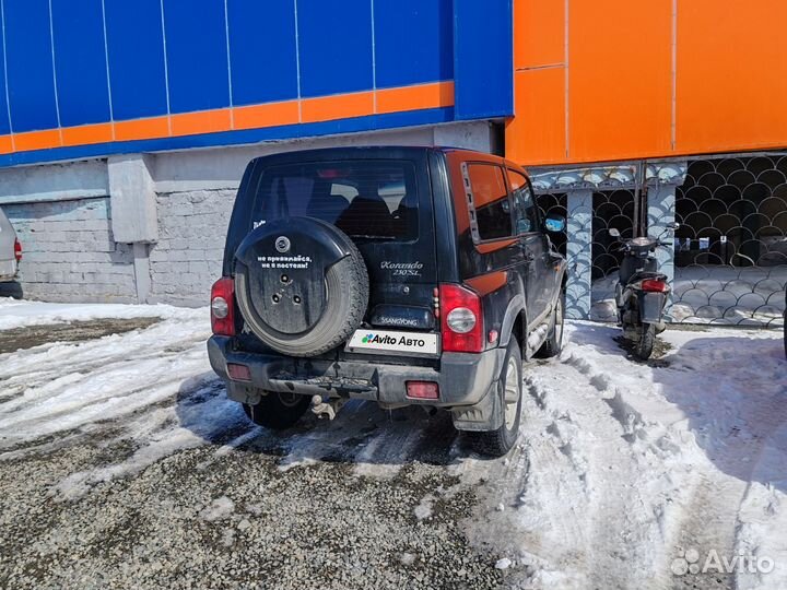 SsangYong Korando 2.3 AT, 2002, 236 000 км