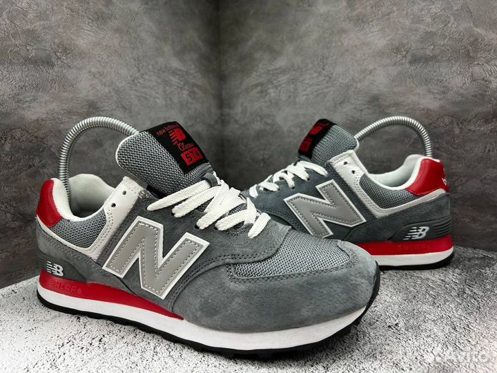 Кроссовки мужские new balance 574 серые