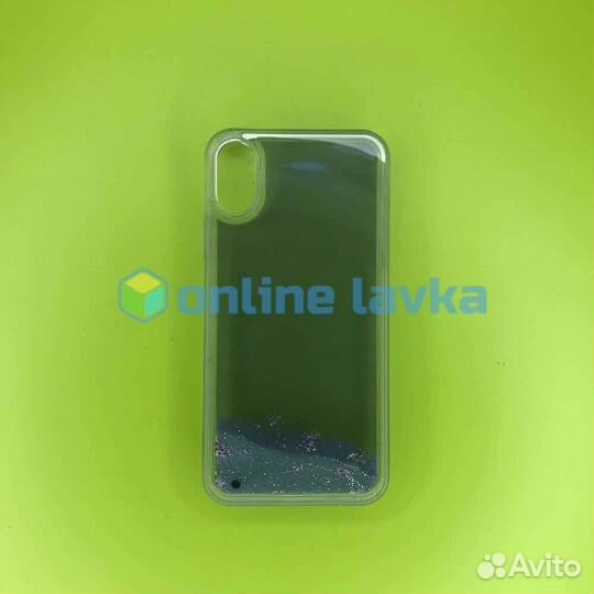 Чехол пластик переливающийся для iPhone X, Xs Viol