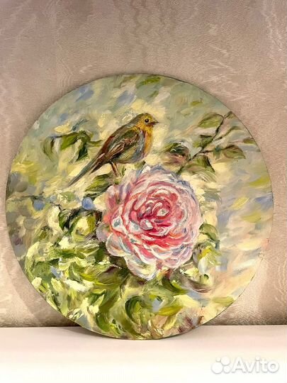 Картина,масло,лак,холст,30 см 