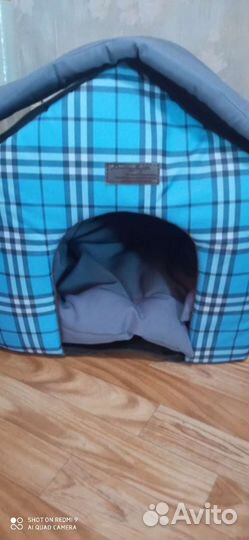 Домик для кошки мягкий и маленькой собачки