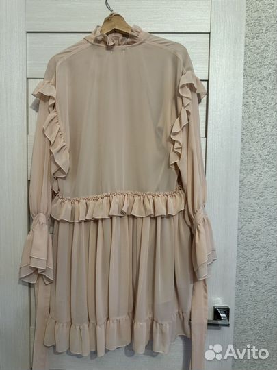 Платье Aglaya персиковое oversize