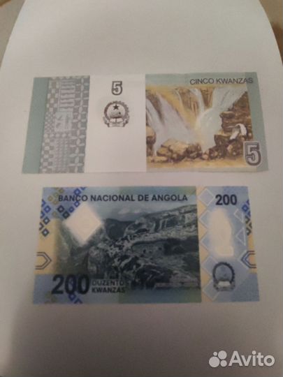 Банкноты Анголы(2 шт.300р)