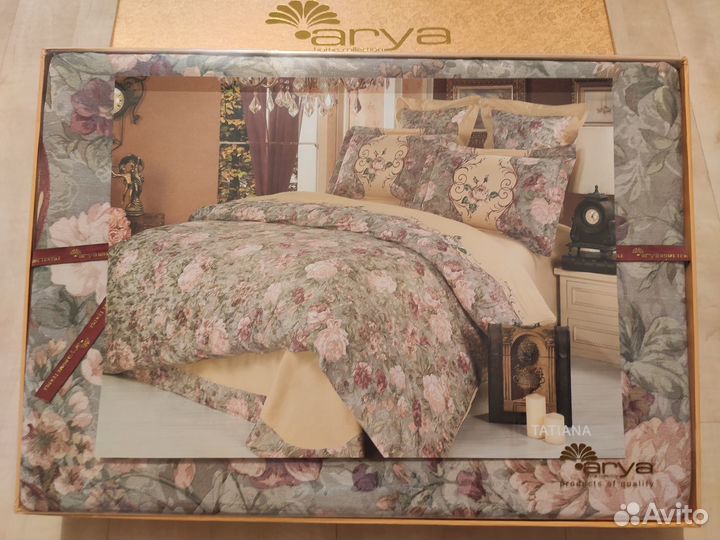 Постельное белье arya (Турция) жаккард, евро
