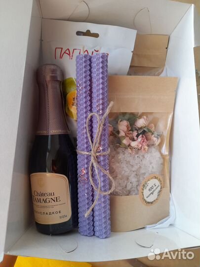 Подарочный набор, свечи из вощины