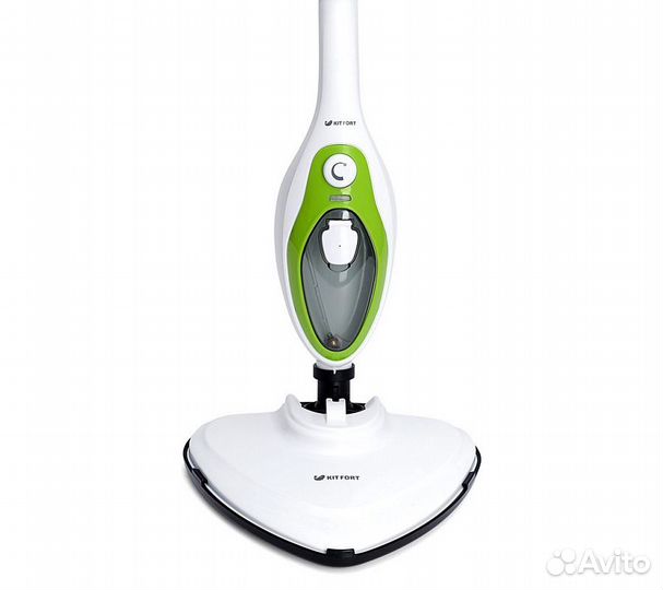 Швабра паровая Kitfort KT-1004-2 1500Вт зеленый/бе