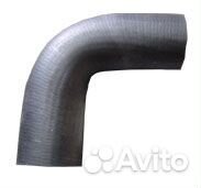 Патрубок угловой д.50мм L125мм