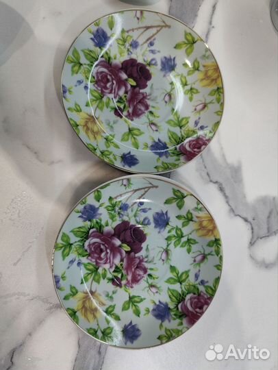 Две красивые чайные пары