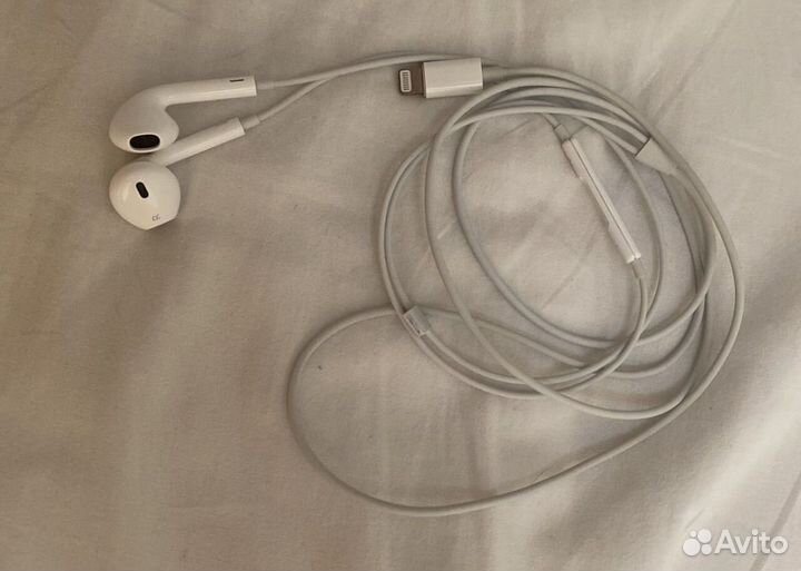 Наушники apple проводные lightning оригинал