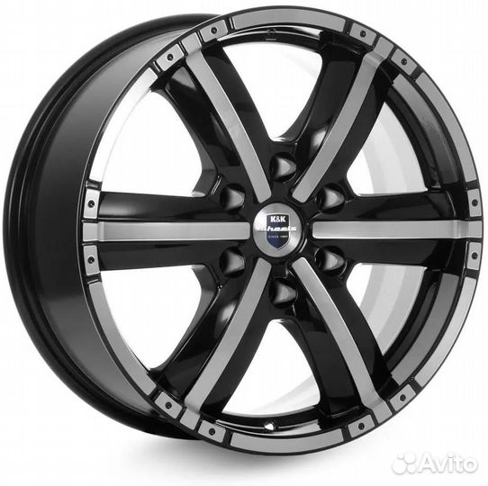K&K Окинава 7.5x17 6x139.7 ET 25 Dia 67.1 (алмаз ч