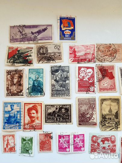 Марки ВОВ Ордена Медали и др наборы