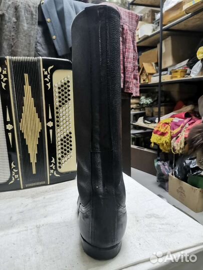 Сапоги хромовые 43 размер СССР (Ч)
