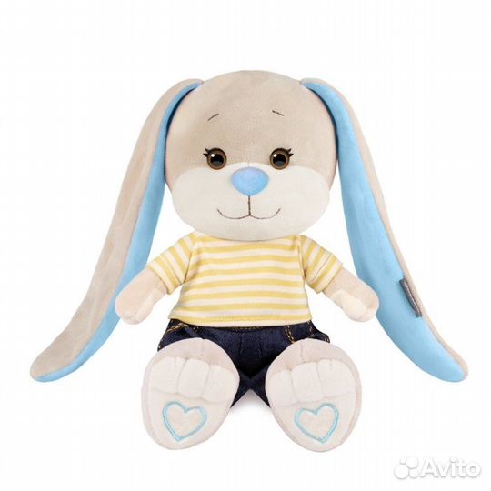 Мягкая игрушка Jack&Lin Зайчик Жак в Футболке и Дж