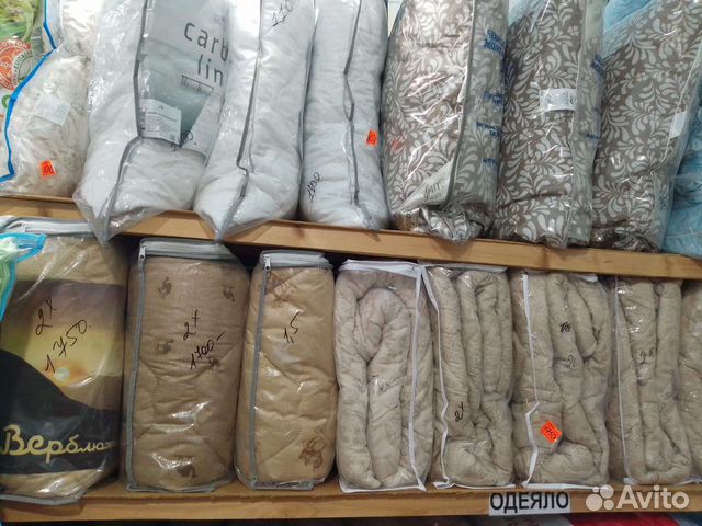 Одеяла и подушки