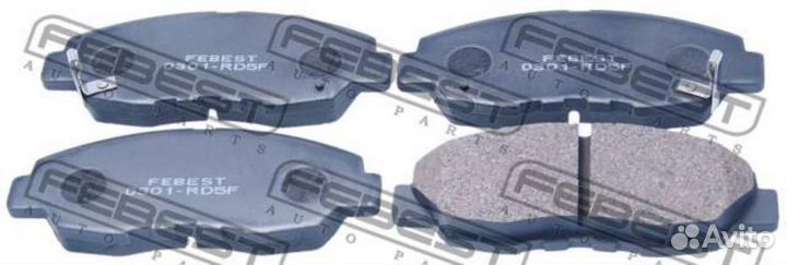 Febest 0301RD5F колодки тормозные передние