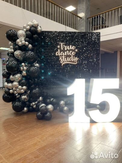 Фотозона из пайеток в аренду