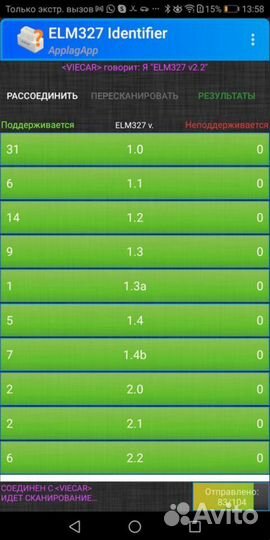 Viecar v2.2 Wi-Fi + USB для Carista