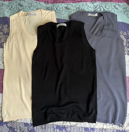 Топ Zara, размер S/М, юбка Zara XS