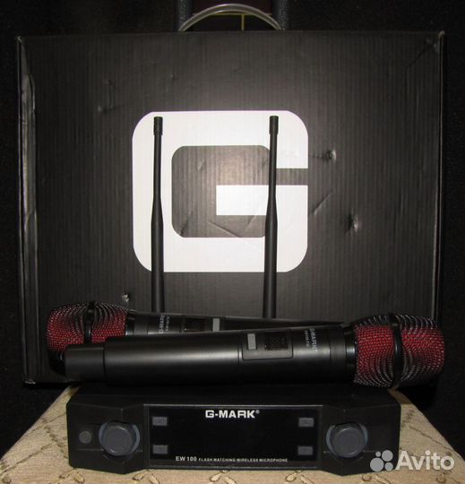 Радио микрофоны вокальные C-Mark 2шт Pro AA R&B