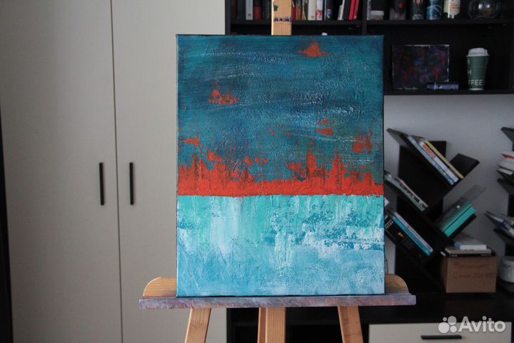 Картина на холсте «Абстракция», акрил 40х50