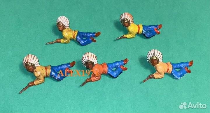 Индейцы резиновые, индейцы гдр, солдатики