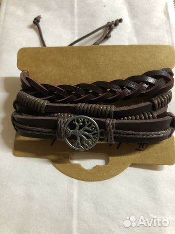 Кожаный браслет