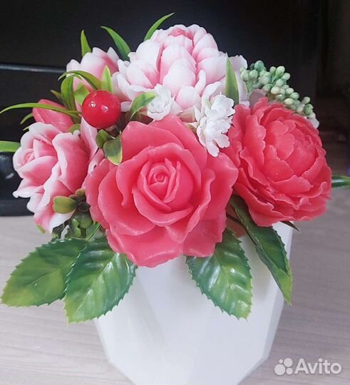 Букет из мыла на 8 марта