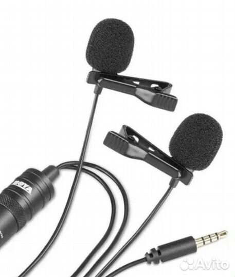 Микрофон петличный/ 2 микрофона петличка