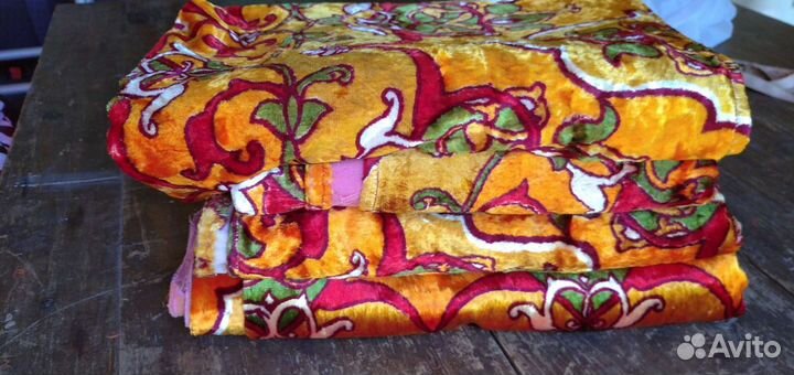 Натуральный бархат, отрез