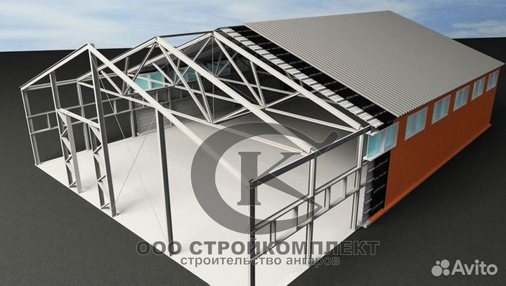 Быстровозводимые Ангары Склады Навесы Магазины xc1