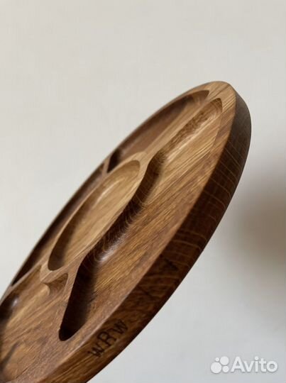 Менажница круглая из дерева 30см