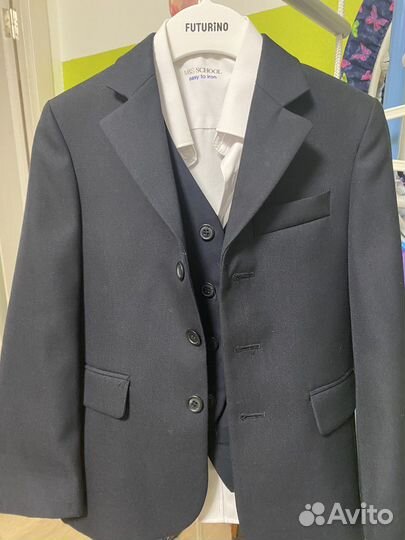 Пиджак и жилетка для первоклассника