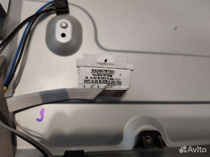 T-CON (logic) плата. Шлейф T-CON. LED подсветка