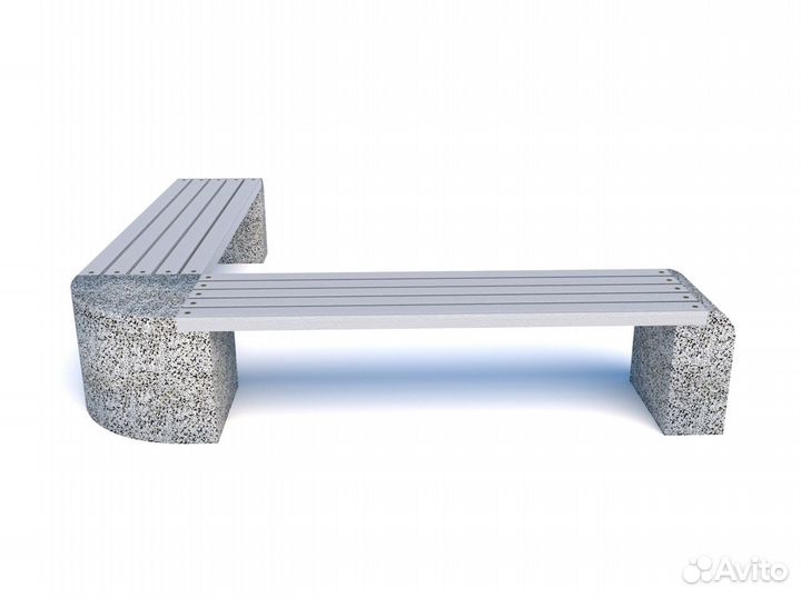 Скамейка бетонная Евро 1 Дабл