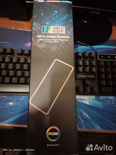 Коврик для мышки 30/80 RGB