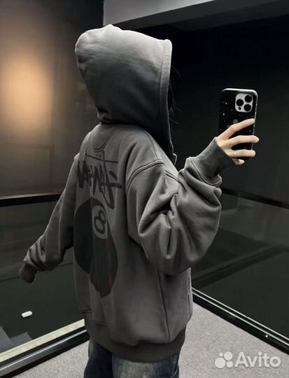 Зип худи Stussy оригинал