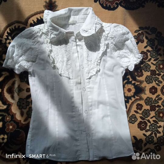 Блузки белые школьные