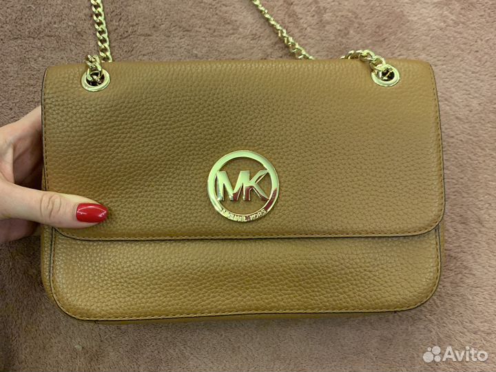 Сумка бежевая michael kors оригинал