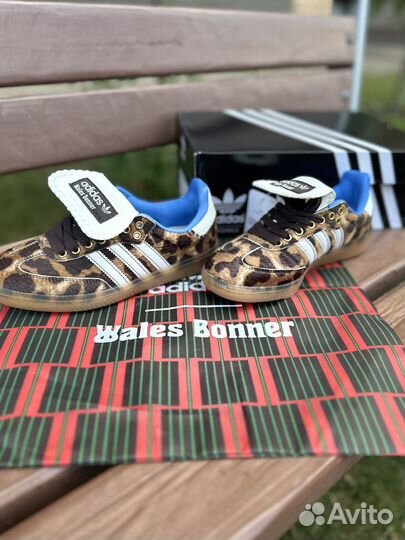 Кроссовки Adidas samba OG Wales bonner leopard