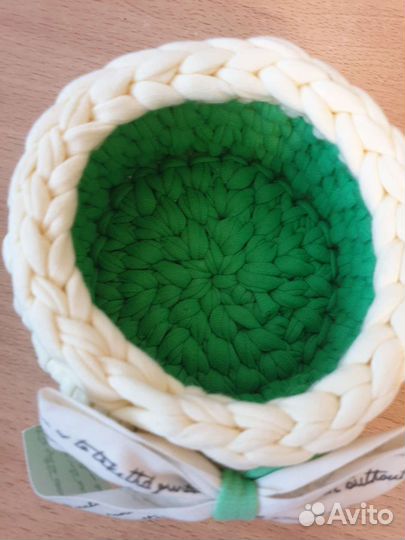 Корзины из трикотажной пряжи