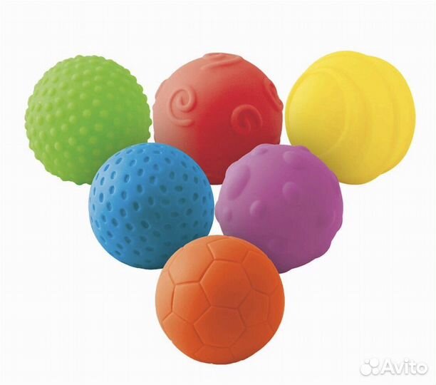 Набор тактильных мячиков little hero