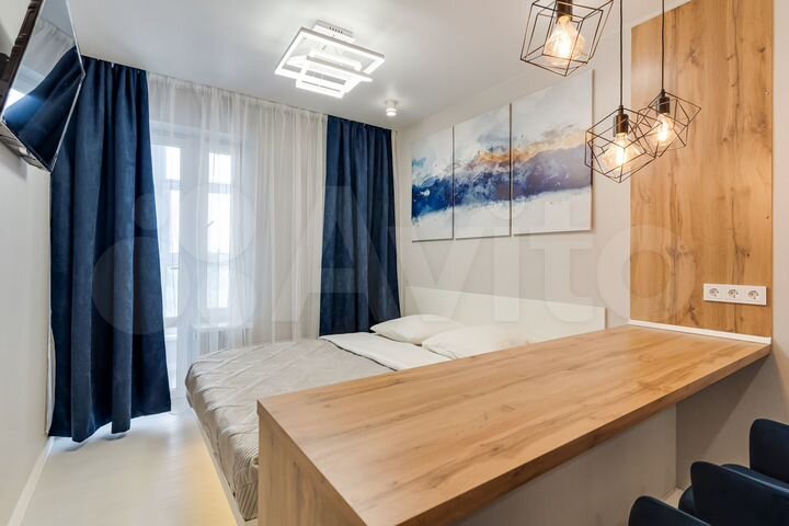 Квартира-студия, 31 м², 1 кровать