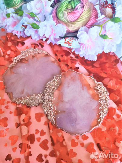 Подставки из эпоксидной смолы