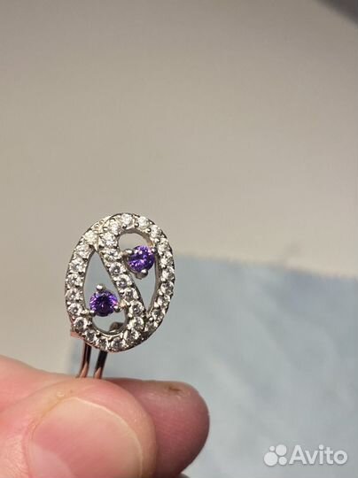 Серебряные серьги