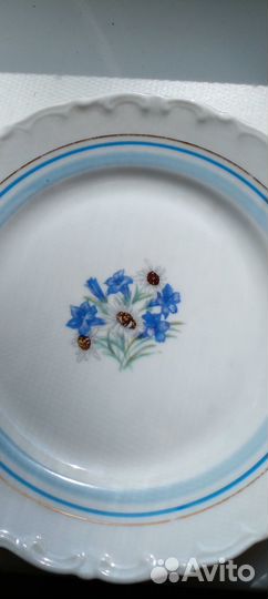 Набор тарелок старая kahla 12штук ГДР