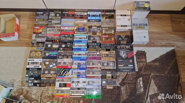 Sony basf tdk denon maxell jvc thats teac track